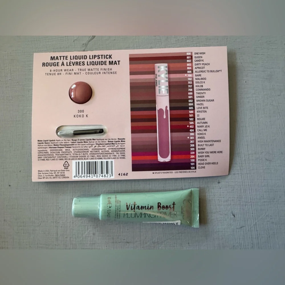 NWT Ciate’ London Vitamin Boost Plumping Primer + Kylie Cosmetics Koko K 300